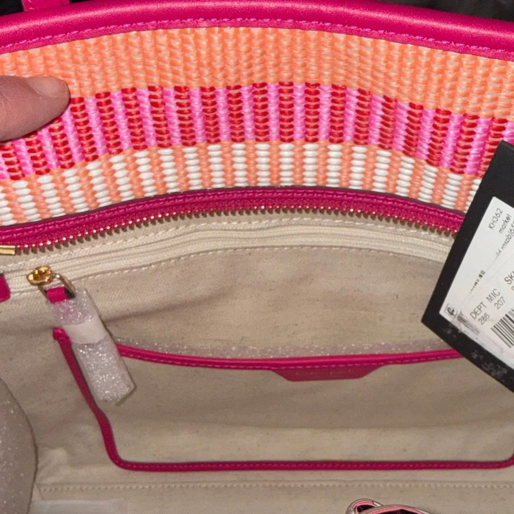 Kate Spade Vibrant Pink and Blue Tote - Picture 10 of 12
